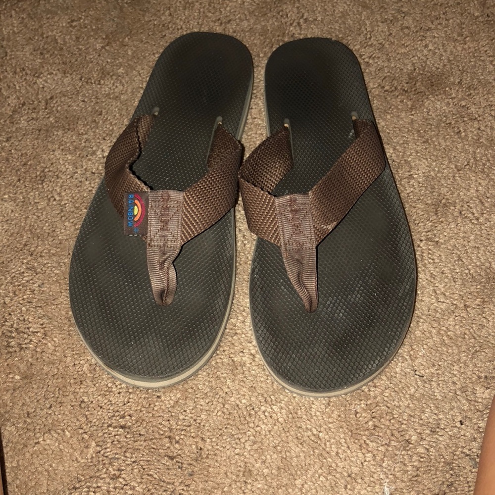 Rainbow flip flops🌈